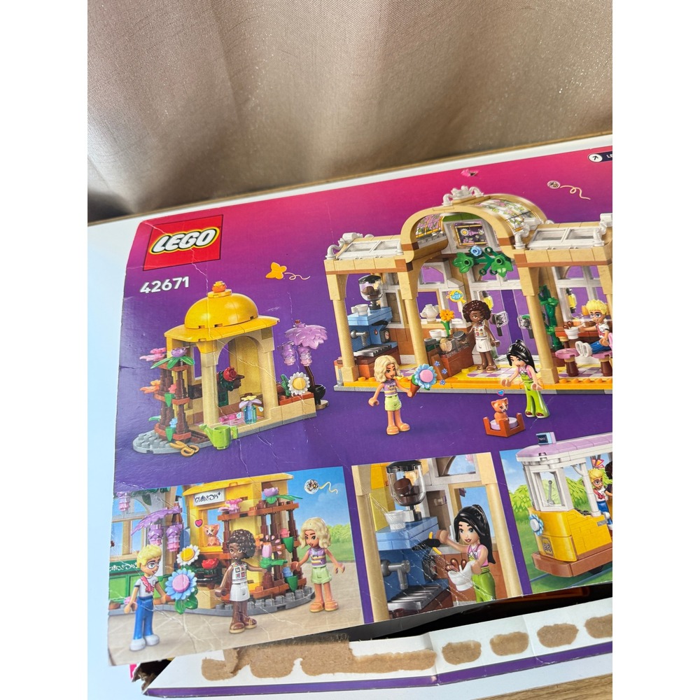 LEGO Friends Heartlake City Cafe and Tram Set 42671 42634 Mixed Open Box